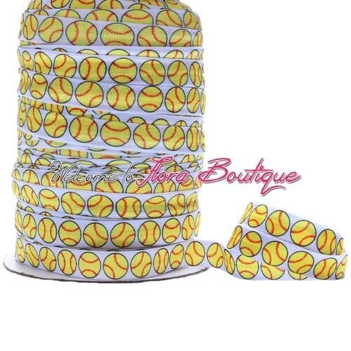 FLRA ElasticSport fold over elastic ribbons, softball foe 100 yards per lot, free shipping