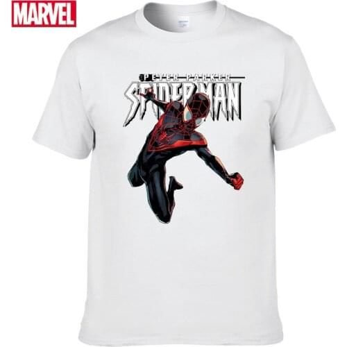 Marvel The Avengers spiderman t shirt Comfortable Breathable 100% cotton Fashion clothes for teens Summer Tops Mens t-shirt #71