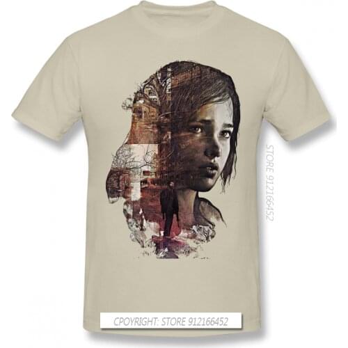 Men Comfort The Last Of Us Action-Adventure Game T-Shirt Game 100% Cotton Tees Harajuku TShirt