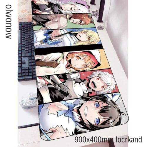 DanMachi mouse pad best seller 900x400x3mm pad to mouse mousepad esports large gaming padmouse gamer keyboard mouse mats