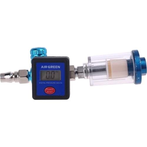 Spray-Gun Pressure Regulator Air Gauge Water Oil Separator Filter for Paint Guns Dropship