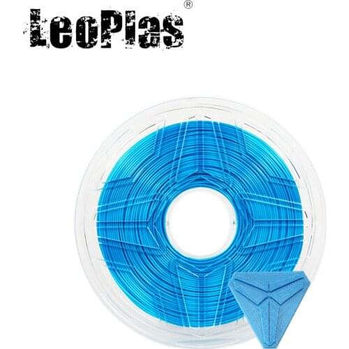 LeoPlas 1kg 1.75mm Blue PLA Filament For FDM 3D Printer Pen Consumables Printing Supplies Plastic Material