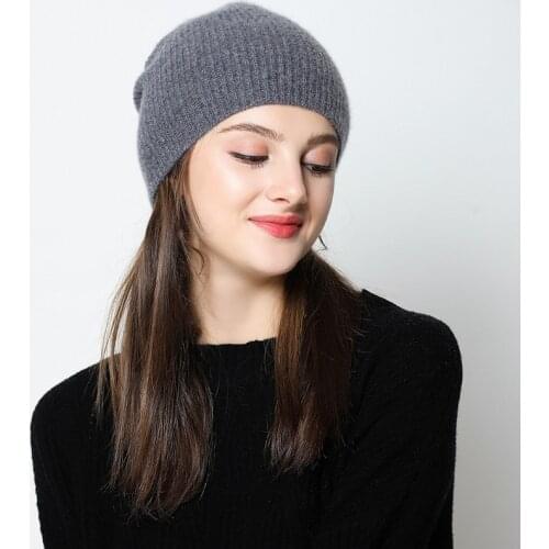 Autumn and winter new fashion cashmere hat womens accessories 100% pure cashmere