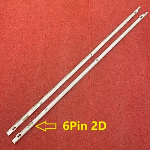 New 2pcs/set LED backlight For Samsung UN55ES6100 SLED 2012SVS55 7032NNB RIGHT76 LEFT76 2D panel