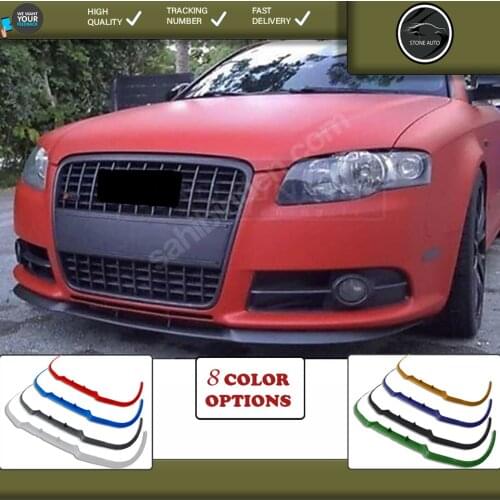 For audı a6 s6 rs6 c5 front lip universal spoiler lip bumper 3 piece free fast shipping designed full harmony body kit design