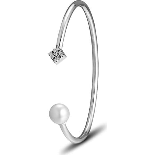 Timeless Elegance Bangles 100% 925 Sterling-Silver-Jewelry Free Shipping