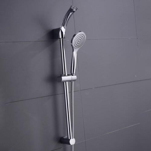 Handheld Showerhead with Adjustable ABS Slider Showering System Spray Chrome Plated Hand Shower