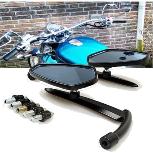 Universal Motorcycle Adjustable handle Rearview Side Mirrors For Honda CB 500F 1100 CTX1300 CG125 CB190R CBR 500R CBF 190R