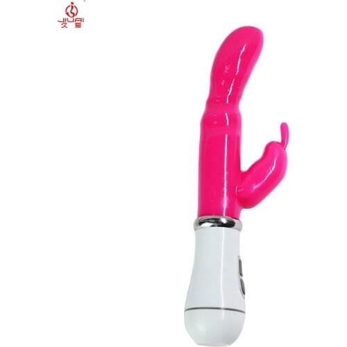 Jiuai Strong Rabbits Vibrator Clitoris Stimulator Double G Spot Vagina Anal Massager Sex Toys for Woman Masturbation