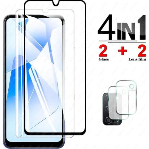 Protective Glass on For Oppo A55 5G Screen Protector Tempered Glass ON OppoA55 PEMM00 6.5INCH Phone Cover Camera Lens Film