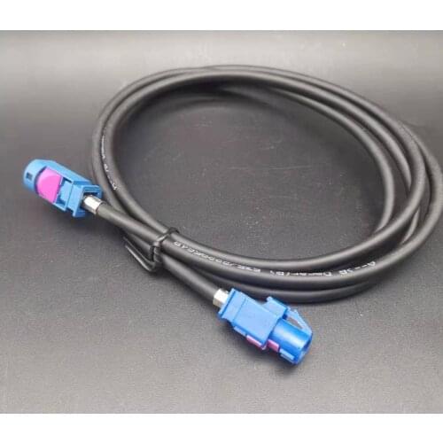 For Volkswagen Touareg camera rear video cable male and female head adapter cable HSD LVDS USB video extension wire line