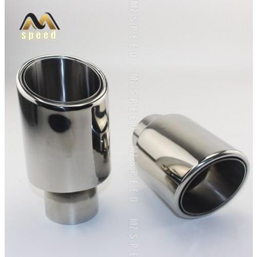 1 piece car accessories Newest Style stainless steel universal exhaust system end pipe+car exhaust tip