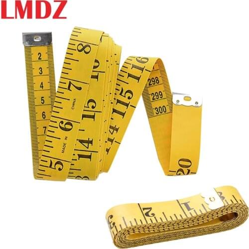 LMDZ 1Pcs Body Measuring Ruler Sewing Tailor Tape Measure Soft 300cm Sewing Ruler Meter Sewing Measuring Tape