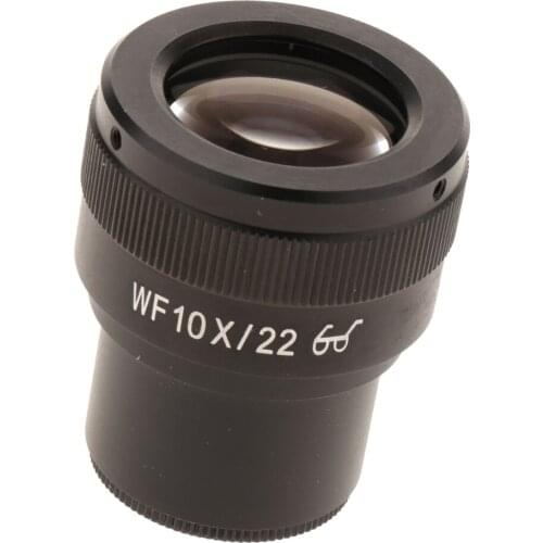 1Pcs WF10X Microscope 22mm Widefield Adjustable Wide Angle Eyepieces Lens 30mm