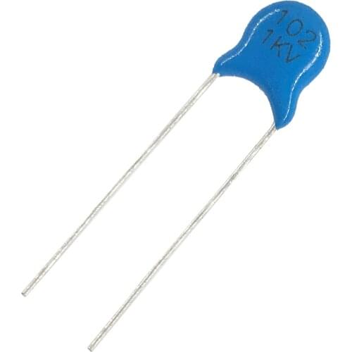 100 pcs 1nF 102 1KV High voltage Ceramic Capacitor Assorted kit Assortment Set 1nF 102 1KV