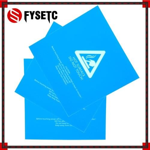 2pcs 3D Printer Frosted Heated Bed Sticker Blue Hotbed Build Sheet Plate Sticker 220x220mm For Wanhao Anet A8 A6 MK3 Ender 5