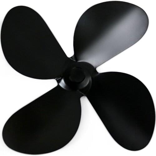 4-Blade Stove Fan Blade Replacement Parts Blade For Stove Fireplace Fan Fireplace Fan Accessories Aluminum Fan Blades