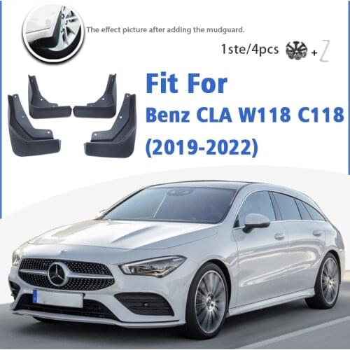 Mudguard For Mercedes Benz CLA W118 C118 2019-2022 Front Rear Mudflaps Mudguards Car Accessories Splash Guard Fender 2020