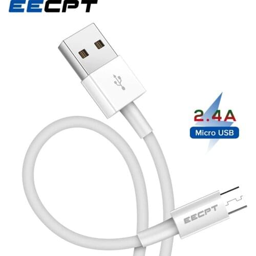 EECPT Quick Charge Micro USB Cable Charging Wire Data Phone Charger Cord for Samsung Xiaomi Redmi Note 5 Tablet Microusb Adapter