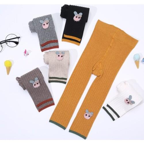 Baby Leggings Autumn Winter Hot Toddler Kid Girl Ribbed Legging Cotton Warm Pantyhose Solid Candy Color Tight Pants