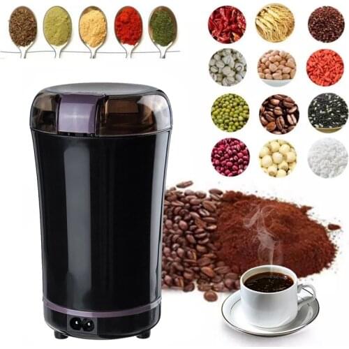 Mini Kitchen Electric Coffee Grinder Cereals Nuts Beans Spices Grains Grinding Machine Multifunctional Home Coffee Grinder