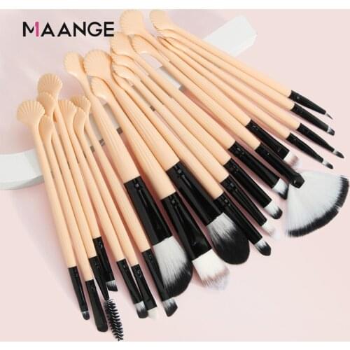 MAANGE Cosmetics Makeup Brushes Set 6/10/15/20 Pcs Complete Kit Powder Eyebrochas Eyeshadow Brush High Quality Makeup Brushes