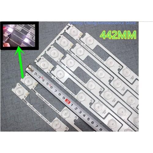 40 PCS/Lot 100% New LED Strip Bar Backlight for KONKA KDL48JT618A KDL48SS618U 35018539 35018540 6 LED light (6 V) 442mm