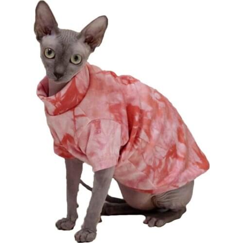 Sphynx cat clothes Spring Summer Cat Apparel kitten Jumper Cute Cat Outfits Hairless Cat Designer cat Clothes