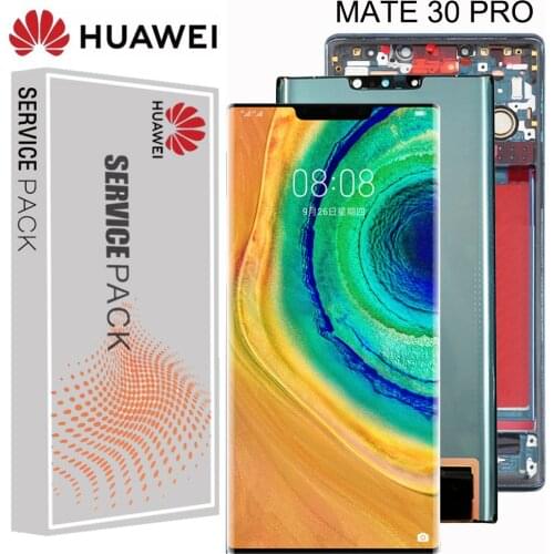Original Super AMOLED for Huawei Mate 30 Pro LCD Display Touch Screen Digitizer Assembly Repair For mate 30 pro LIO-L09 L29 LCD