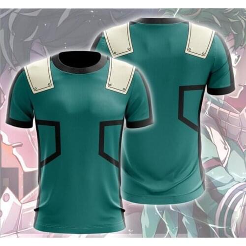 Hot anime 3D Printed Anime My Academia/Boku no Hero Academia Bakugou Katsuki cosplay costume tshirt tee