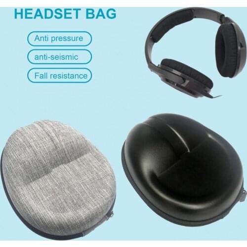 Portable Headphone Storage Case Dustproof Lightweight EVA Hard Shell Headset Travel Bag for HD202 HD419 HD429 HD439 HD449 HD515