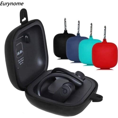 Silicone Case for Powerbeats Pro 2019 Cover ShockProof Full Protective Silicone Scratch Resistant Case for Beats Powerbeats Pro