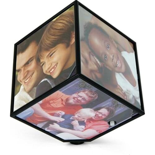 Modern Unity Photography Small Rotating Cube frame (Black) 02N фоторамка коллаж Photo frame