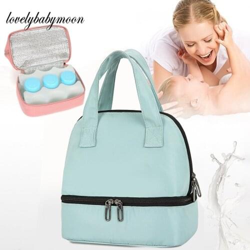 Bottle Bag Keep Fresh Insulation Bag Heat/cold Insulation Bag Baby Food Milk Bottle Storage Waterproof Oxford Lunch Bag Infant