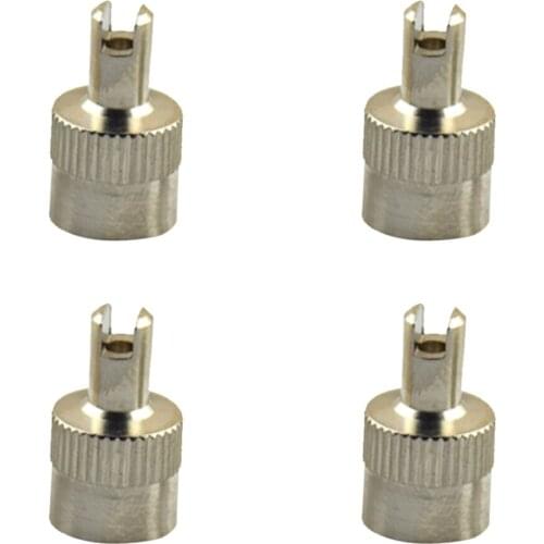 Universal Tyre Valve Caps Dust Covers Car Accessories with Core Remover Tool