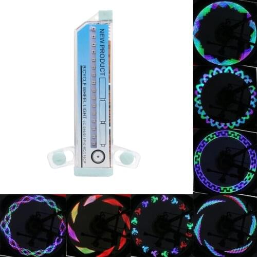 Bicycle Bike Tyre Tire Wheel Lights 32 LED Flash Figure Spoke Light Lamp Outdoor Cycling Lights 24 Inches Wheel Bike Accessories