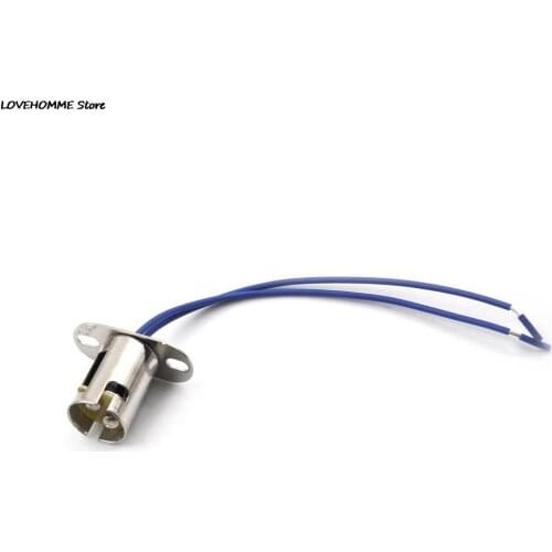 ZLinKJ High quality Metal B15 lampholder B15D socket Flat foot lamp holder base ba15d socket