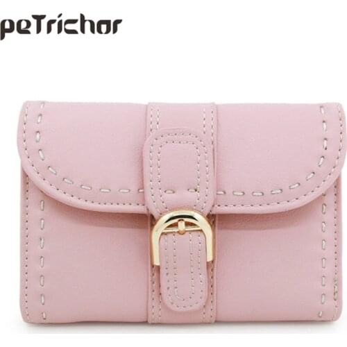 Ladies Wallets Carteiras Feminina Fashion Women Wallet Short Threading Change Coin Purse For Female Hasp Wallets Card Holder