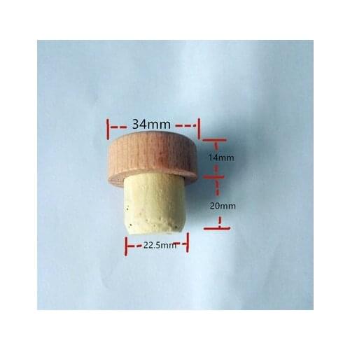 04 Package supplies T-shaped oak cork solid cork wine bottle raw cork
