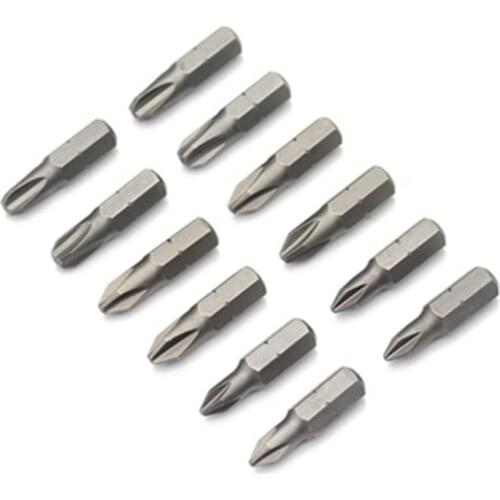 1 Inch PH0 PH1 PH2 PH3 Phillips Screwdriver Bit Set S2 Steel 1/4 Inch 6.35mm Hex Shank Electric Screwdriver Bits For Power Tools