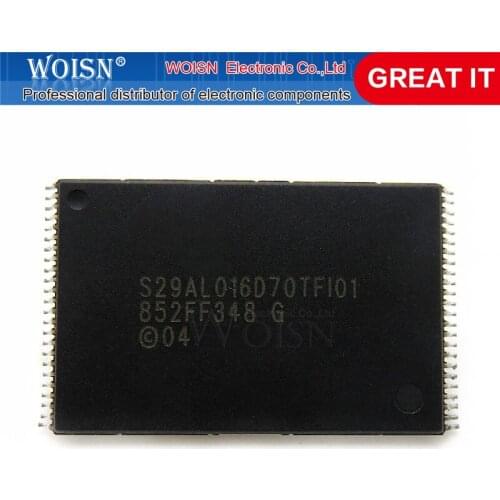 2pcs/lot S29AL016D70TFI010 S29AL016D70TFI01 TSOP-48 In Stock