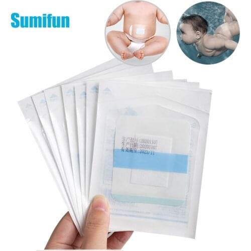3/6/9pcs Newborn Infant Baby Swimming Bath Patches Protect Baby Navel Belly Button From Bacterail Infection Umbilical Patch Pad