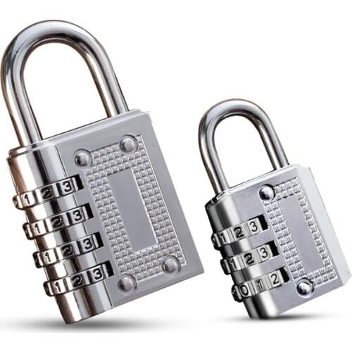 4-digit gym locker cabinet luggage tool box size code lock padlock code padlock