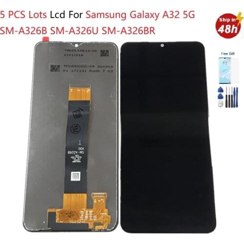 5 PCS LCD For Samsung A32 5G Lcd A326 Lcd Display For Samsung Galaxy A32 5G SM-A326B SM-A326U lcd For Samsung Galaxy A326 Lcd