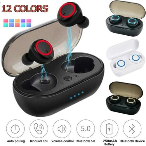 5 Core Wireless Earbuds Bluetooth 5.0 Sweatproof TWS In-Ear Mic Stereo Headphone