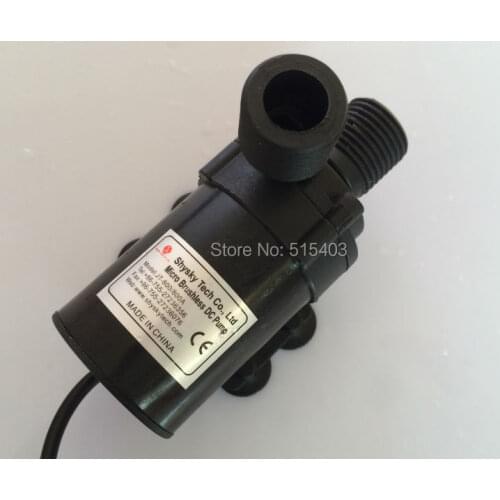 9-24V Mini Brushless DC pump 800/800A-F Pressure booster pump electric water heater submersible pump 750LPH 7.5M Low noise