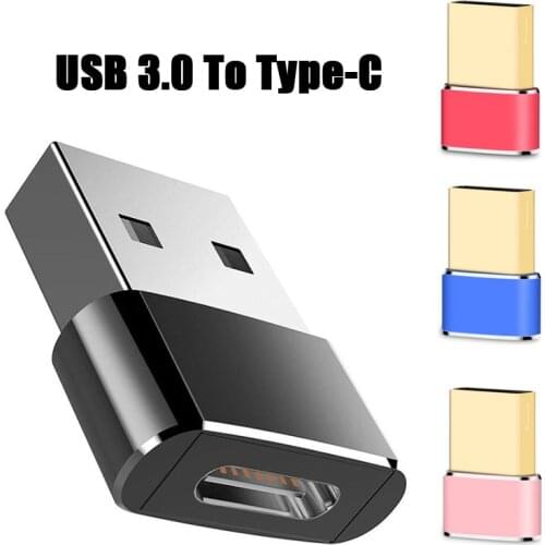 USB 3.0 Male To Type C Female Adapter Converter For Macbook Samsung S20 Huawei Xiaomi Phone Adapter Type-C Flash Drive Computer