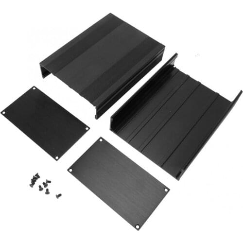 82.2*145*200mm Aluminum Amplifier Printed Circuit Board Instrument Box Enclosure Electronic Project Case Scrub