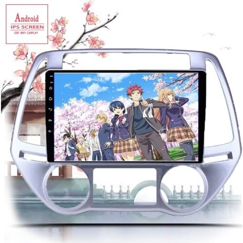 6G RAM 9 inch Car Stereo GPS 2Din Auto Radio Android 10.0 stereo for Hyundai i20 Auto A/C 2012 2013 2014 Headunit Cassette
