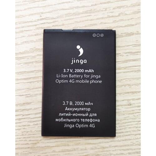 B-TAIHENG 1PCS New 100% High Quality 2000mAh Jinga Optim 4G Battery For Jinga Optim 4G Mobile Phone battery
